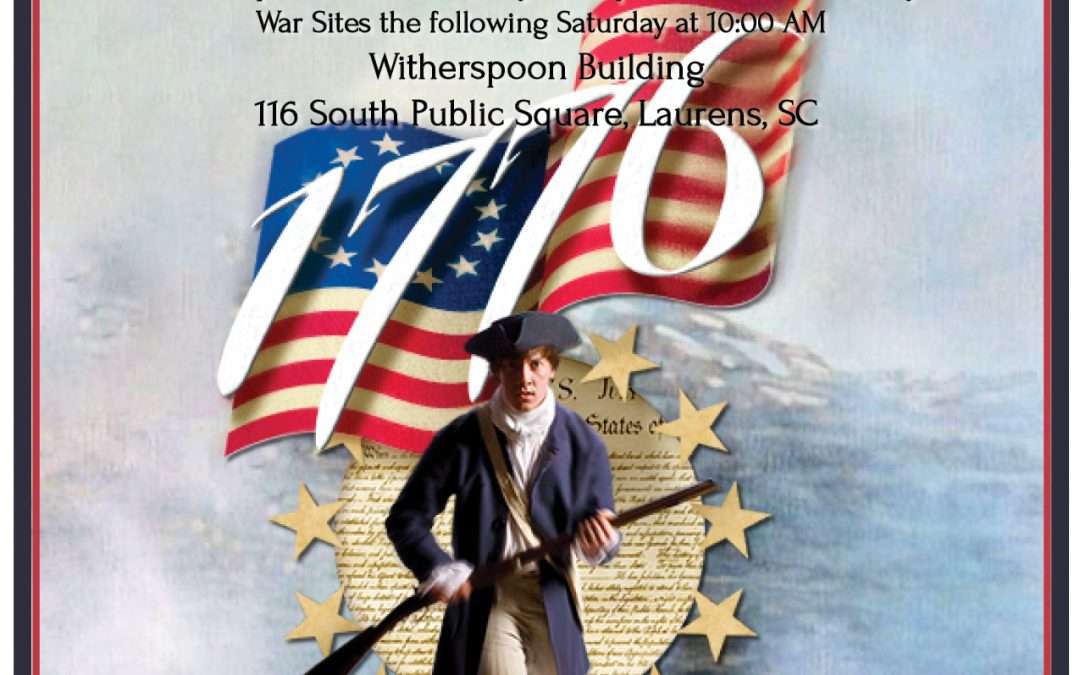 Laurens County Museum Revolutionary War Lecture Series