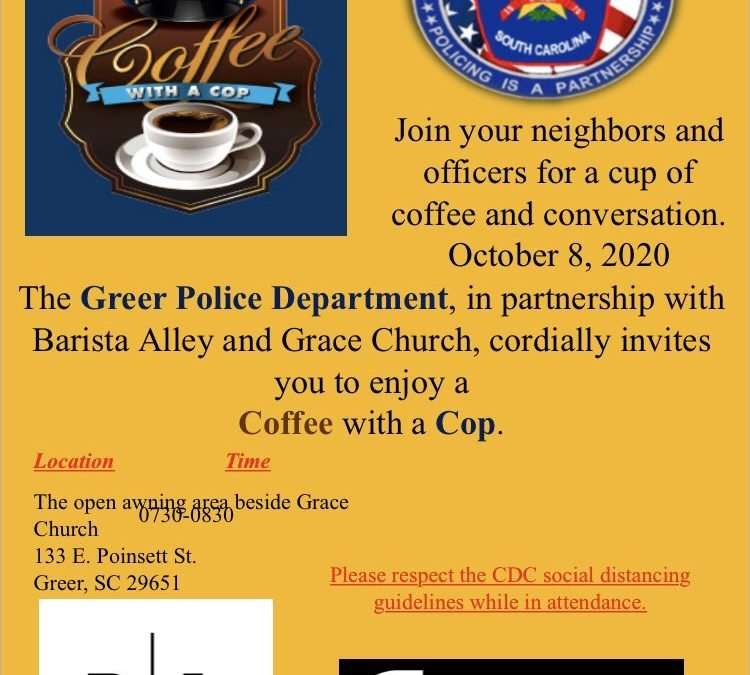 Greer Coffee with a Cop