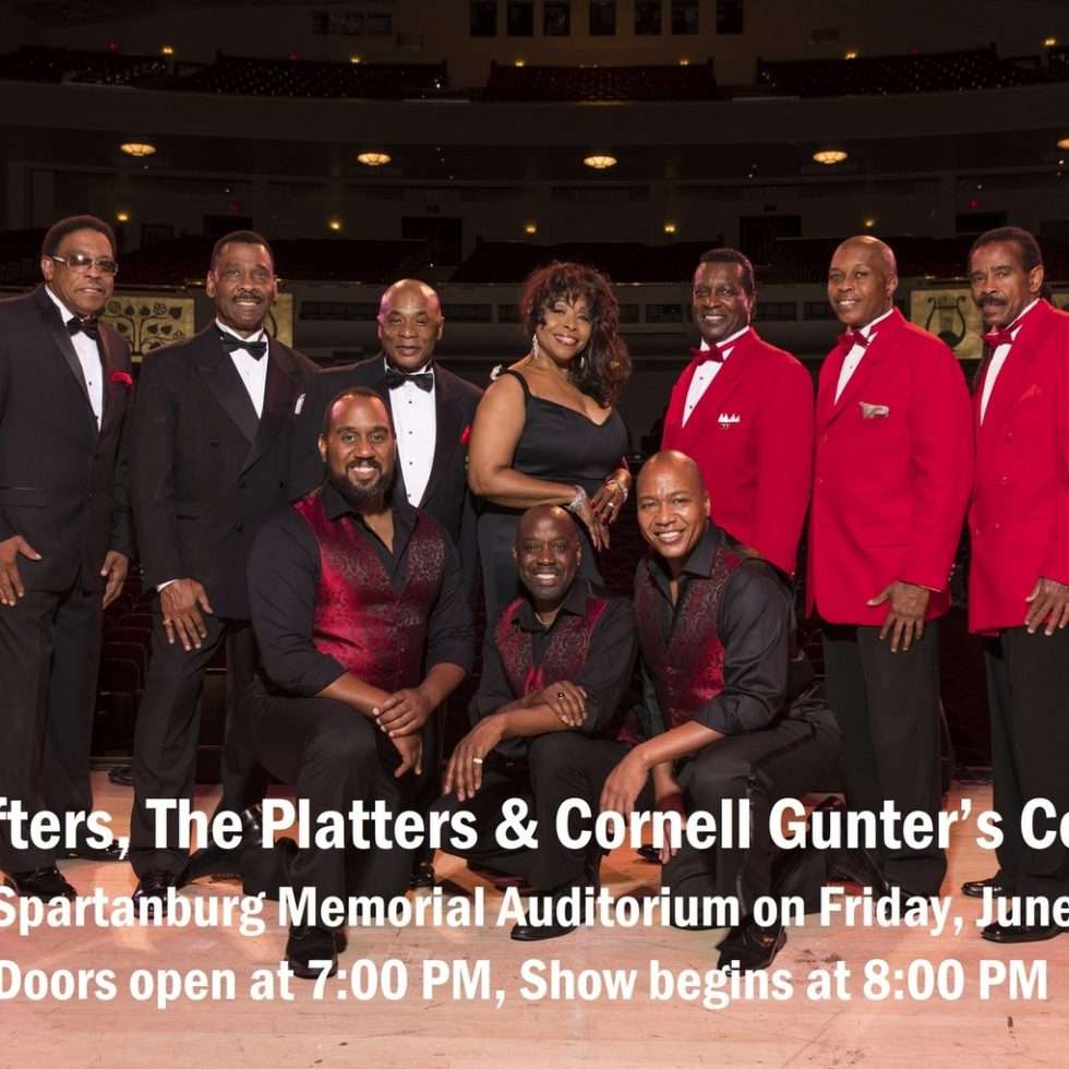 Spartanburg Memorial Auditorium The Drifters, The Platters & Cornell