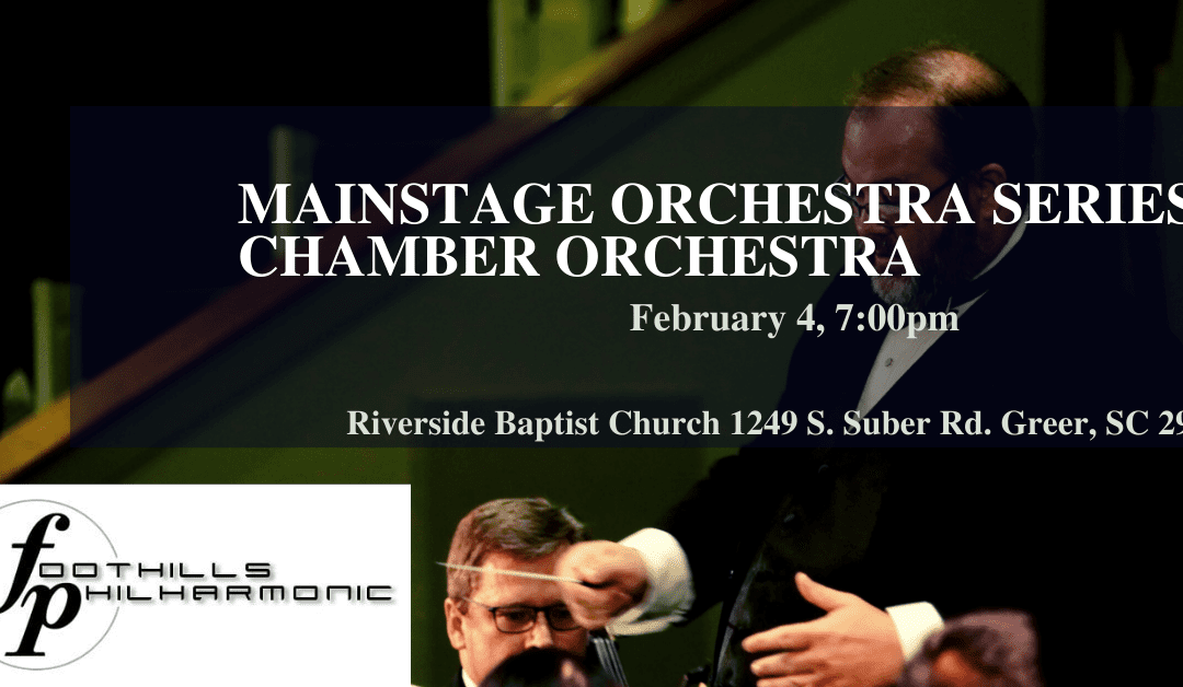 Mainstage Orchestra Series: Chamber Orchestra Concert