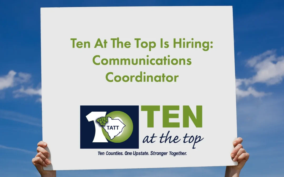 Ten At The Top Is Hiring: Communications Coordinator Job Description